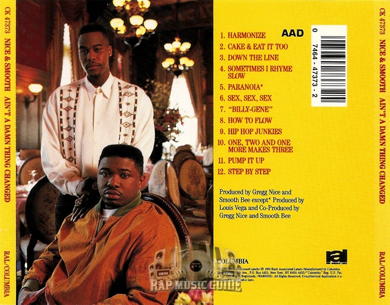 Nice & Smooth - Ain't A Damn Thing Changed: CD | Rap Music Guide
